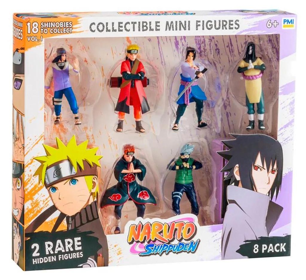 Naruto Shippuden Mini figurky 8 ks Set Ver. B - Shinobi Obrázek produktu 