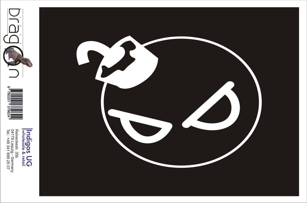 Aufkleber / Autoaufkleber - JDM / Die cut / Auto / OEM - Boom emoticon - 210x150mm rot - Heckscheibe / Heckscheibenaufkleber