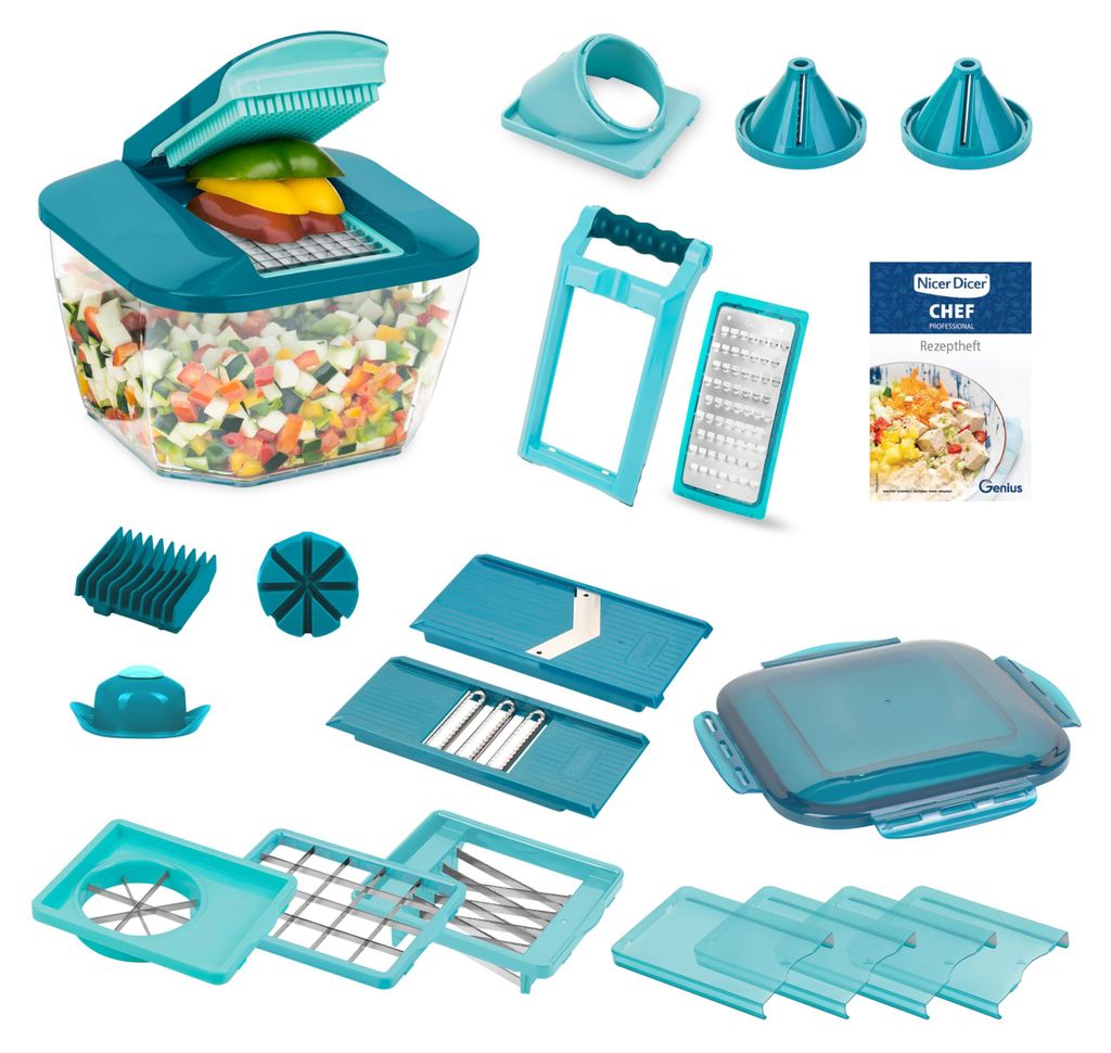 Genius Nicer Dicer Chef Professional Set 23-tlg. dark Immagine del prodotto 