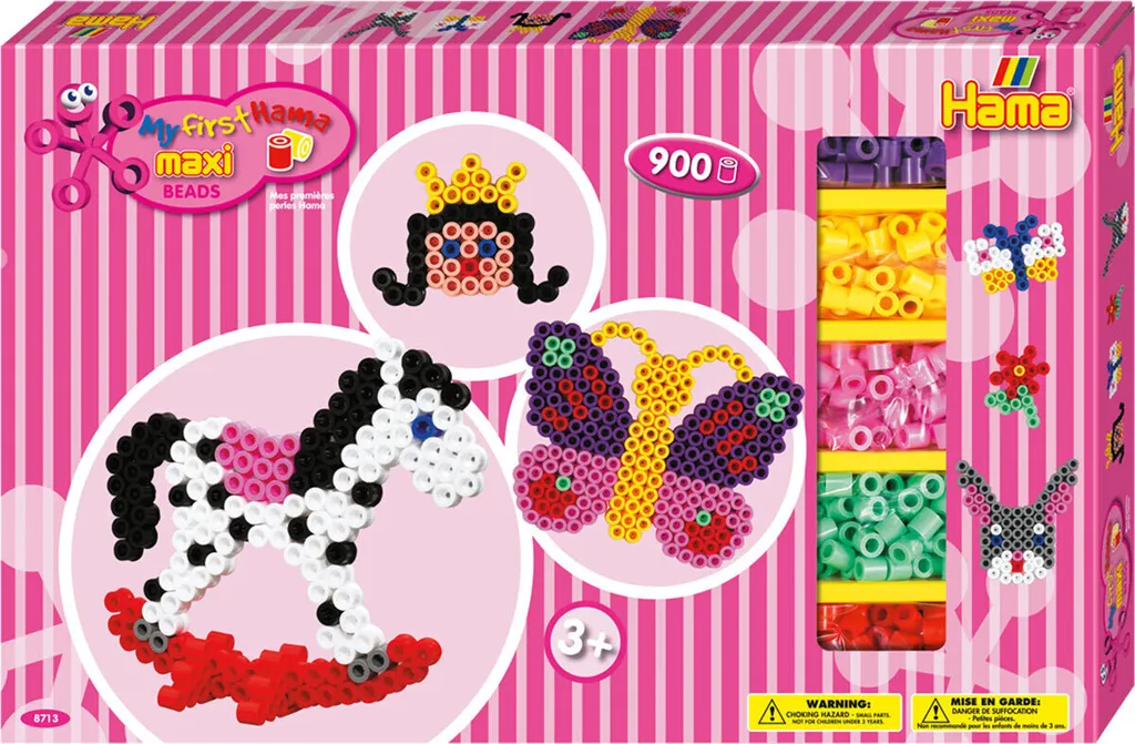 Jeu de Perles à Repasser HAMA Maxi : Coffret Cadeau Créatif Complet