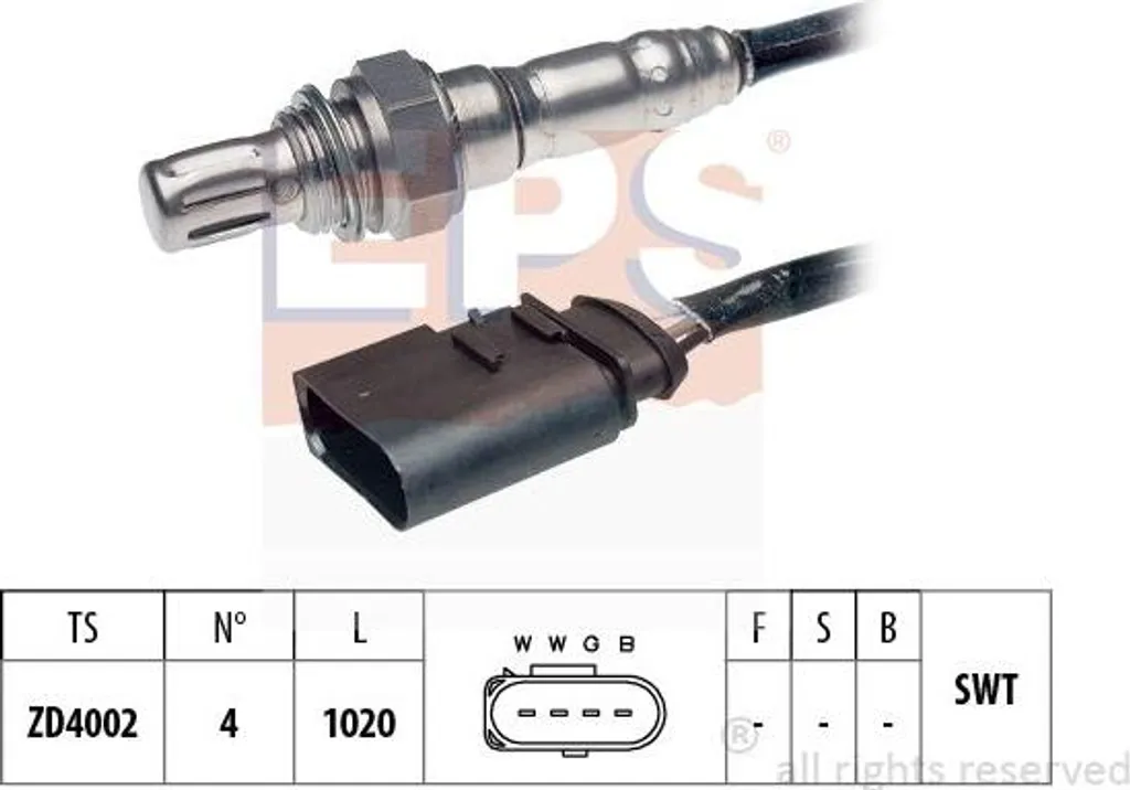 Sonde lambda EPS pour éteindre le voyant moteur sur Polo 6N OE