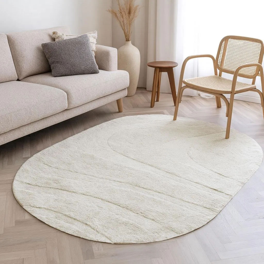 Tapis Milton & Oldbrook Vievis Blanc 160x230 cm - Tapis de Salon Design