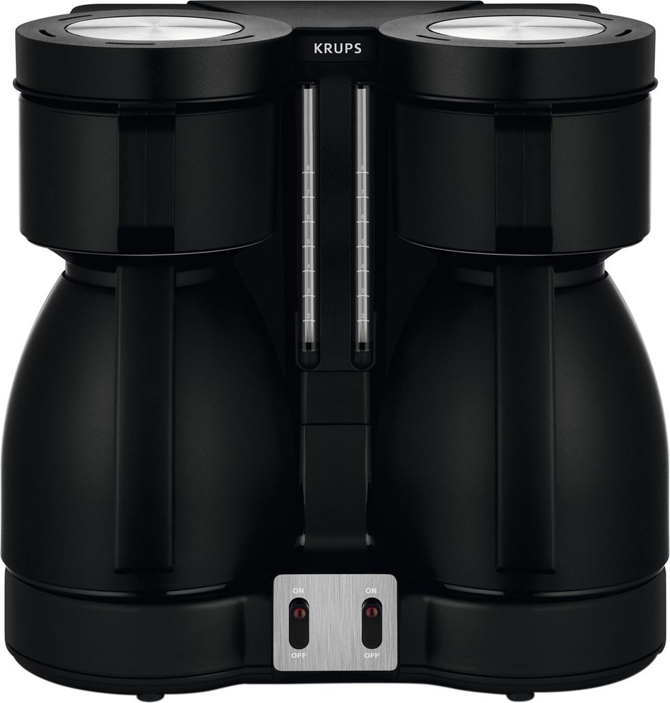 Krups KT8501 Duothek Thermo schwarz Kaffeemaschine Produktbild 