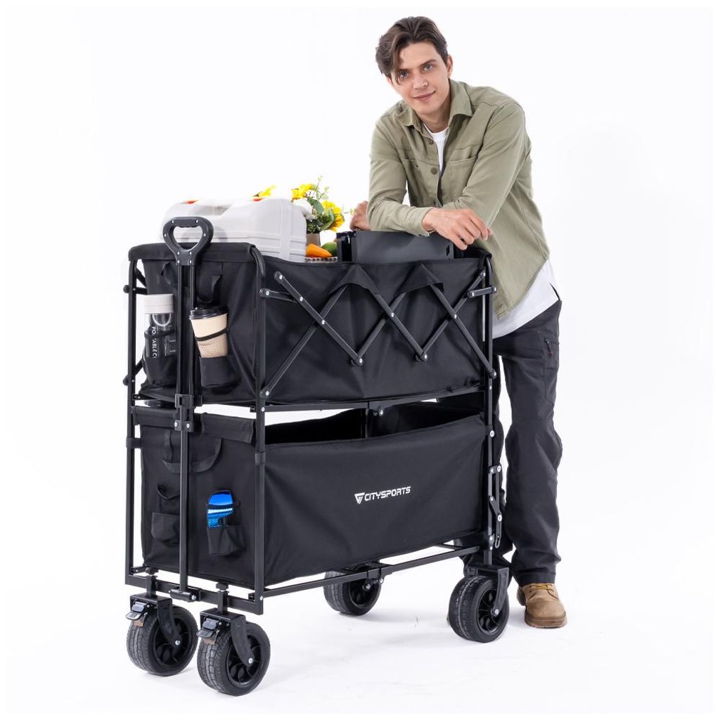 CITYSPORTS Bollerwagen Klappbarer All Terrain Max Load Produktbild 