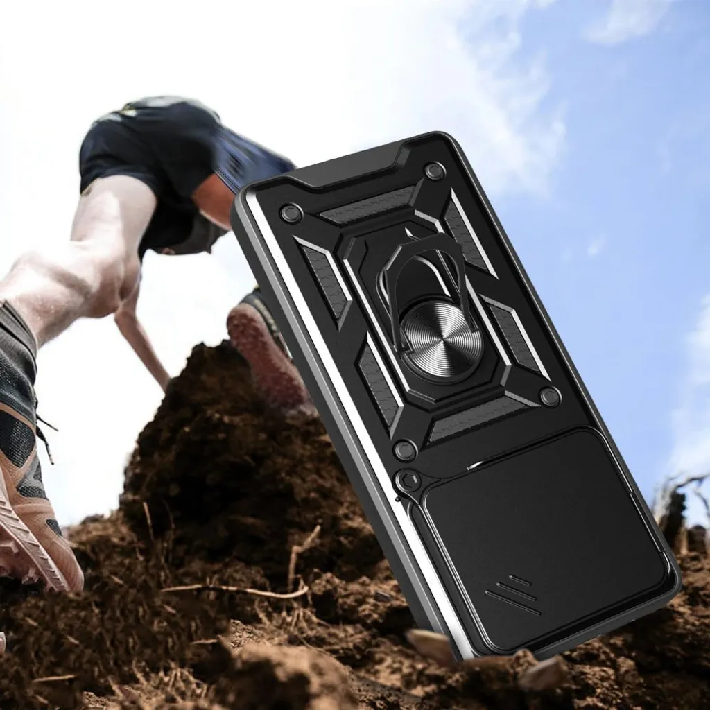 Tech-Protect Camshield Pro Xiaomi Redmi Note 14 5G Nero Opaco - Cover Blindata - 2