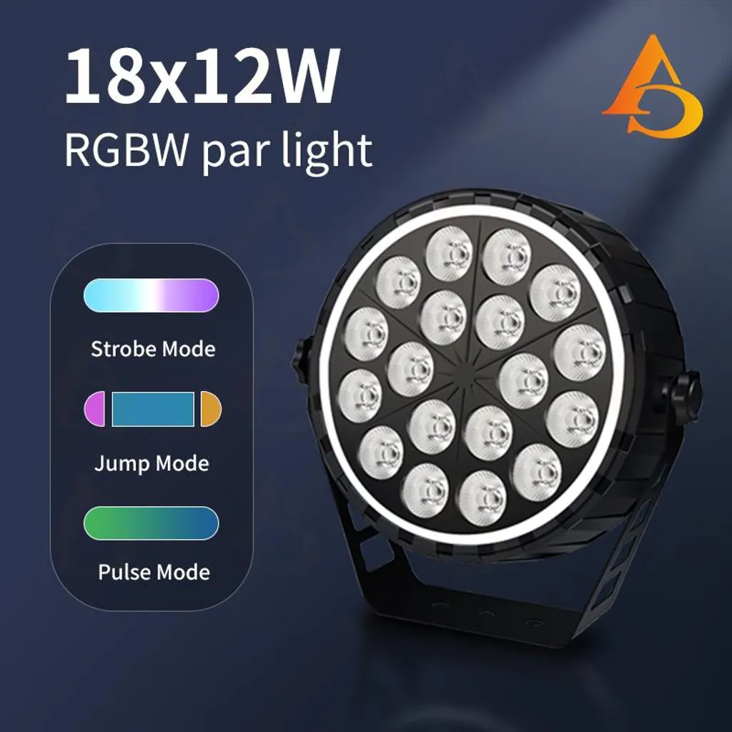 Projecteur DMX à effets multicolores et modes automatiques - Prise EU