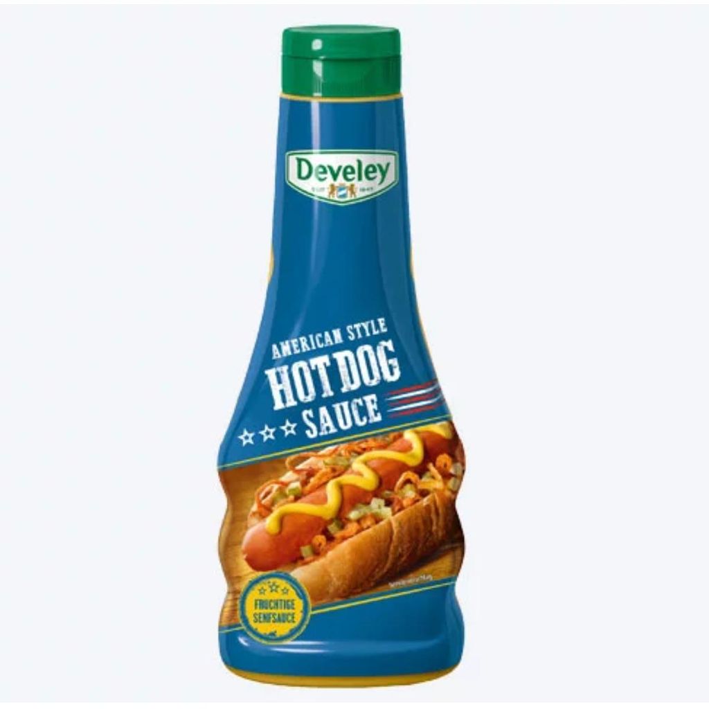 Develey American Hot Dog sos owocowy z mango i jabłkiem Zdjęcie produktu 