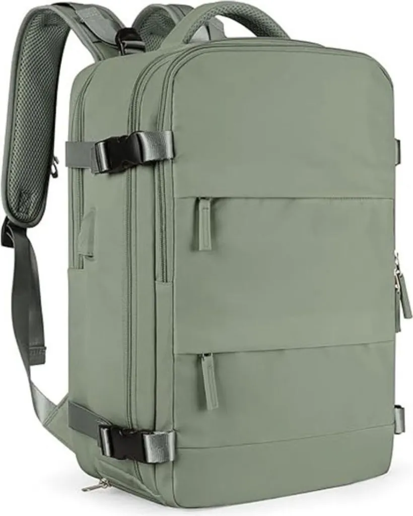 INF Zaino Porta PC Verde: Idrorepellente per Business e Viaggi