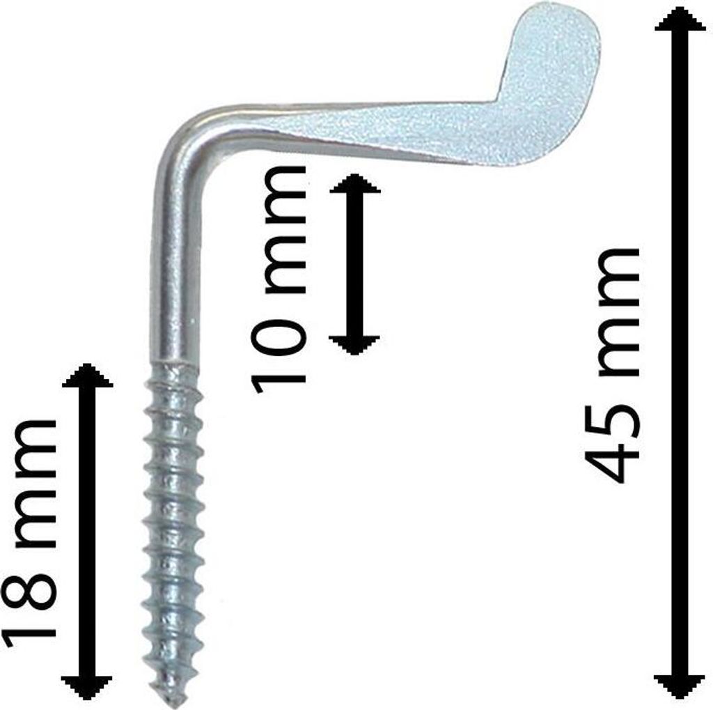 Wiener Vorreiber 30 / 5 mm Fenstervorreiber Fensterriegel Silber Verzinkt - Menge: 10