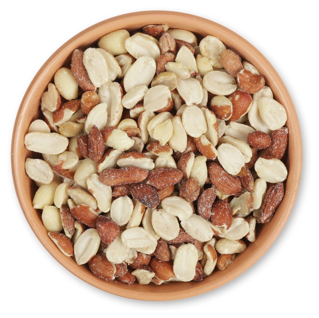 Gifts4Nature Erdnüsse Vogelfutter 5kg - für Wildvögel ganzjährig - ganze & gehackte Nüsse - eiweißreich, energiereich, auf Aflatoxine