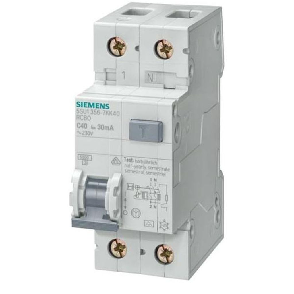 Siemens FI-Schutzschalter 1polig+N B20 A 0,03 (5SU1356-6KK20)