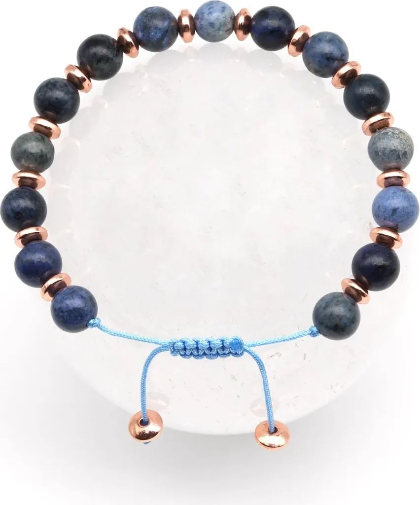 Bracelet Anti-Stress en Dumortiérite - Taille Réglable Toutes Tailles