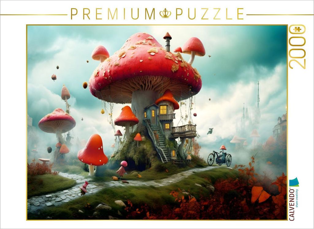 CALVENDO Puzzle Fliegenpilzfest | 2000 Teile Lege-Größe 90 x 67 cm Foto-Puzzle für glückliche Stunden