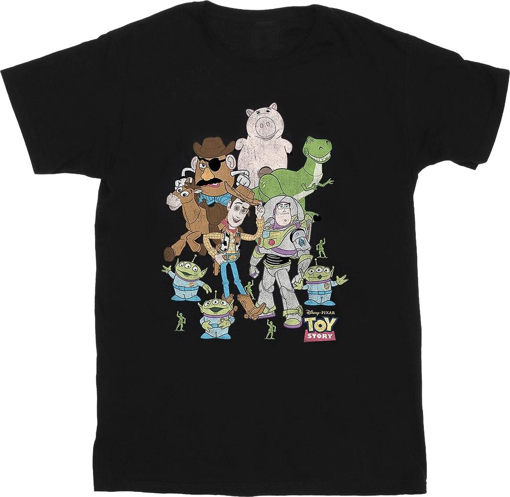 Toy Story - T-Shirt für Jungen BI934 (152-158) (Schwarz)