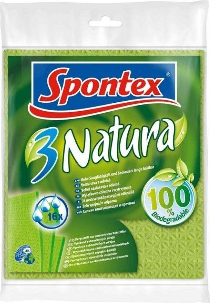 Spontex 3 Natura Schwammtuch