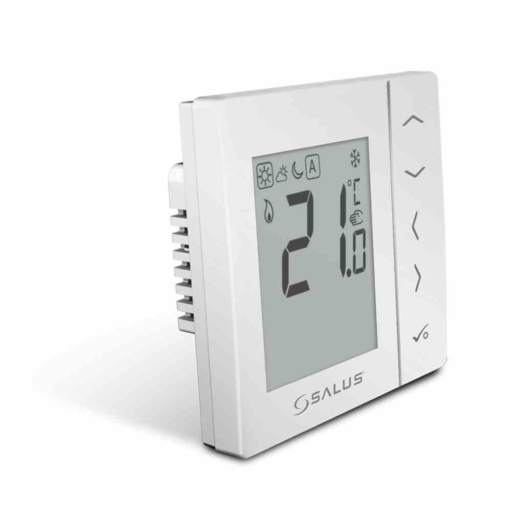 Priestorový termostat VS35W digitálny 230V zapustený biely Obrázok produktu 