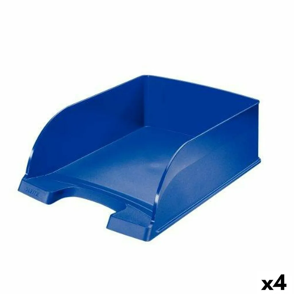 Chemise à dossier Leitz Jumbo Plus bleue - Dos extensible grande largeur