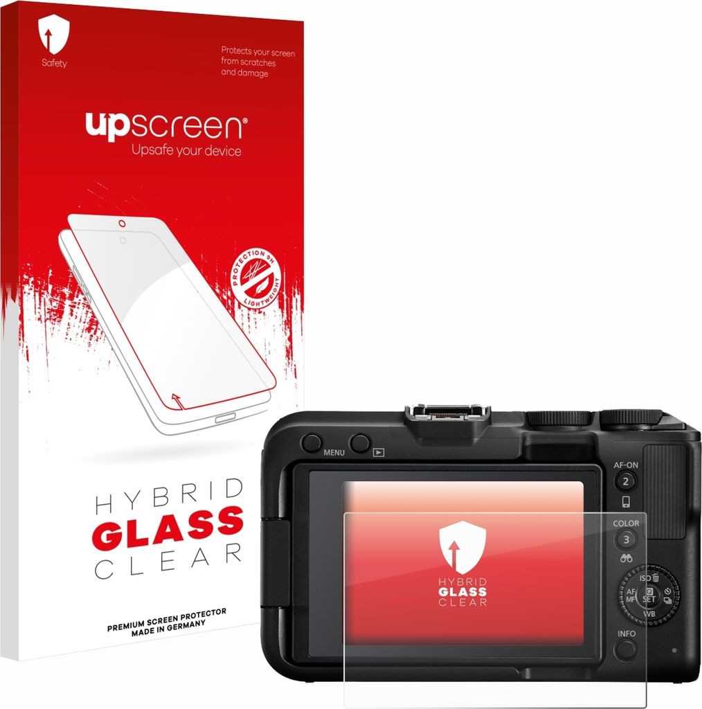 upscreen Schutzglas für Canon EOS R50 V Schutzfolie Panzer Folie Glas Display Schutz klar
