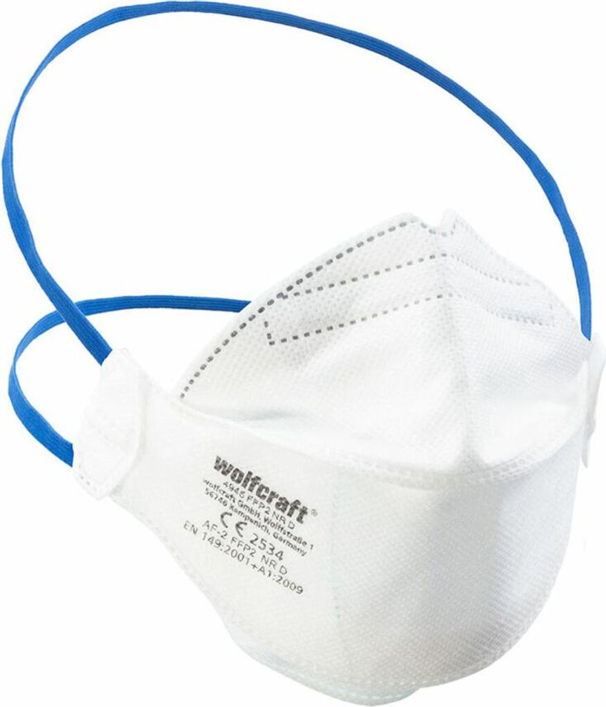 Maske Wolfcraft 4945000 FFP2 2 Stücke