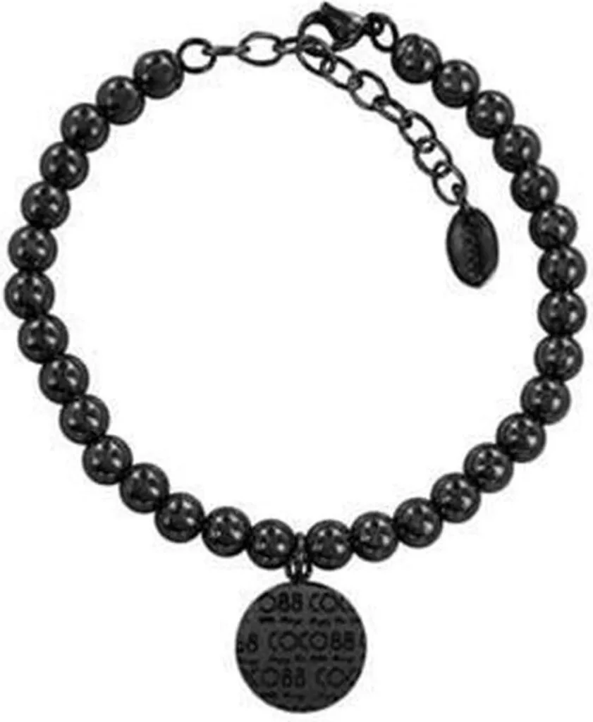 Bracelet Homme CO88 Noir Idéal pour Cadeau ou Style Quotidien