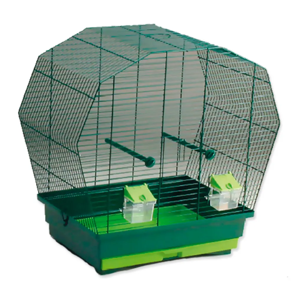 Grande cage perruche noire 57 cm - Volière d'intérieur pour petits oiseaux