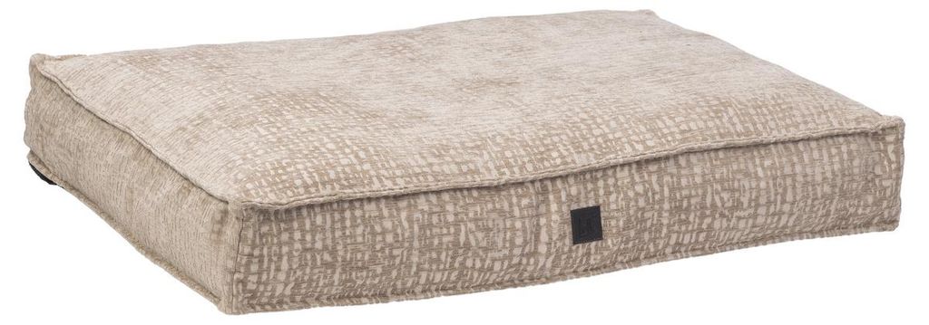 Designed by Lotte Orthopädisches Hundekissen Maze Essence beige, Maße: 100 x 70 x 15 cm