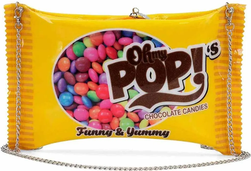 Pochette bandoulière Chococandy Oh My Pop format plat 33 cm élégante