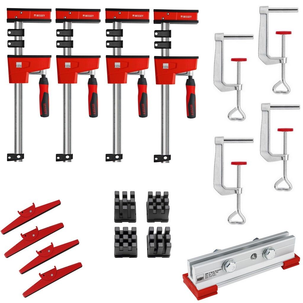 Bessey KRE-SET-A 4x svorka KRE 100 4x stolní svorka TK6 2x Obrázek produktu 