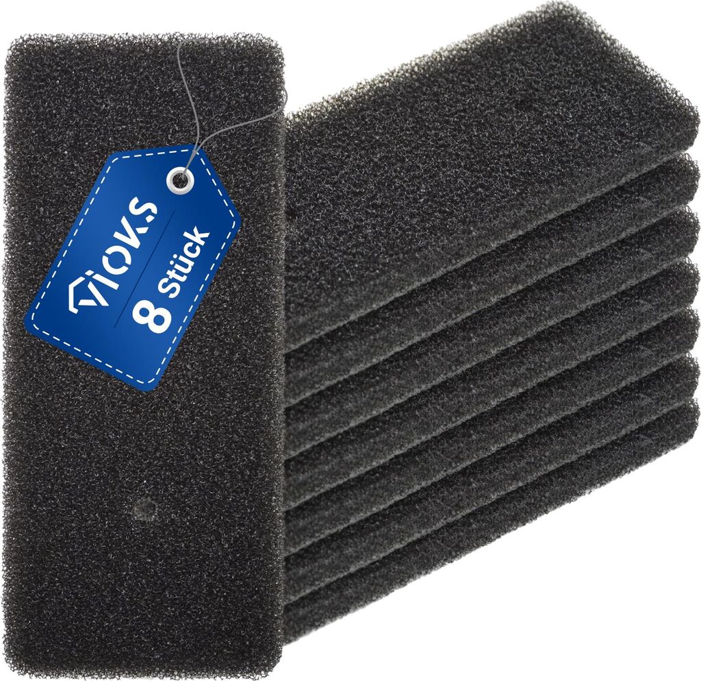 Schaumfilter 8x passend wie Samsung DC62-00376A Schaumstoff Filtermatte für Trockner