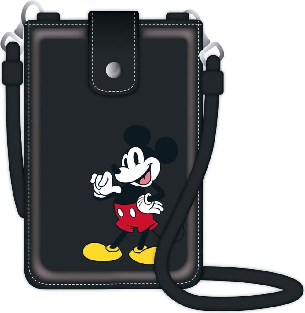 Mickey Mouse Handytasche 11x16x3.5 Cm Schwarz  Schwarz One Produktbild 