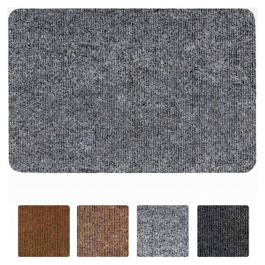 Teppich Fußmatte Schmutzfangmatte Fußabtreter Türvorleger Größe 40x60cm Grau