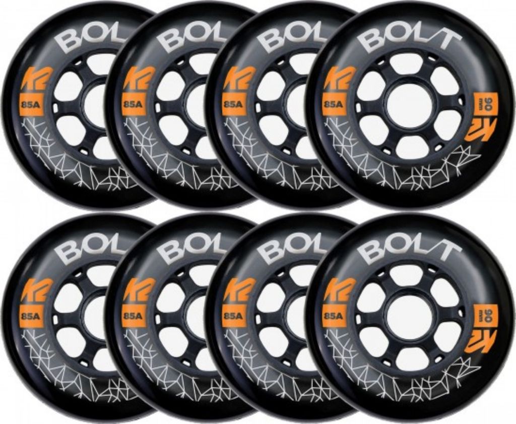 K2 Skates BOLT 90 MM 85A 8-WHEEL PACK W ILQ 9 Rollen mit Produktbild 
