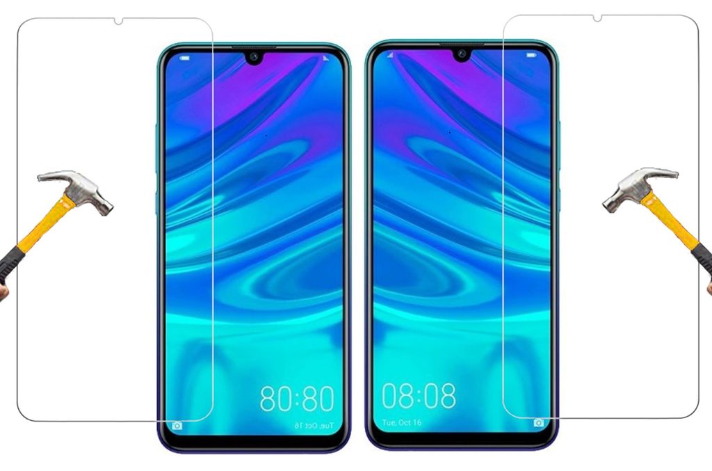 ino 2x Schutzglas kompatibel mit Huawei Y7 2019 / Y7 pro 2019 Panzerglas Schutz Panzer Displayschutzglas Schutz Glas Displayglas 9H