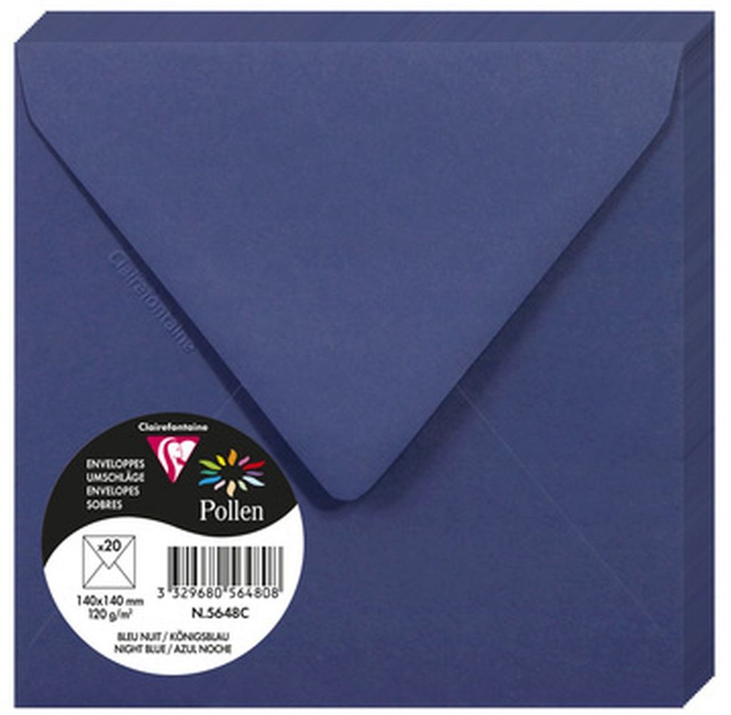 Clairefontaine Umschlag Pollen 140x140 120g dbla
