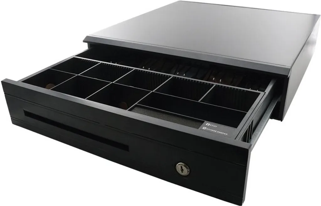 Organiseur de caisse sécurisé avec RJ12 et micro switch pour magasin