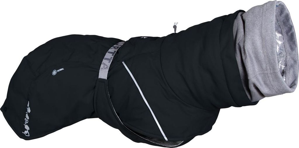 Hurtta Extreme warmer III ECO (Wärmejacke) raven (schwarz)