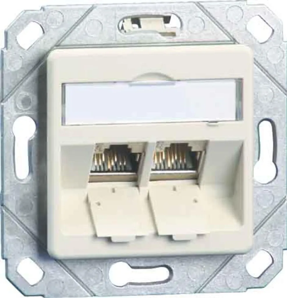 Prise RJ45 E-DAT modul 130B11D21102-E METZ CONNECT avec Blindage