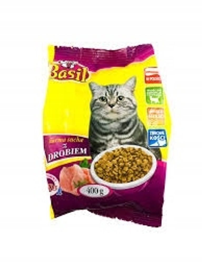 Karma sucha Basil 400g z drobiem dla kota 1szt. Zdjęcie produktu 