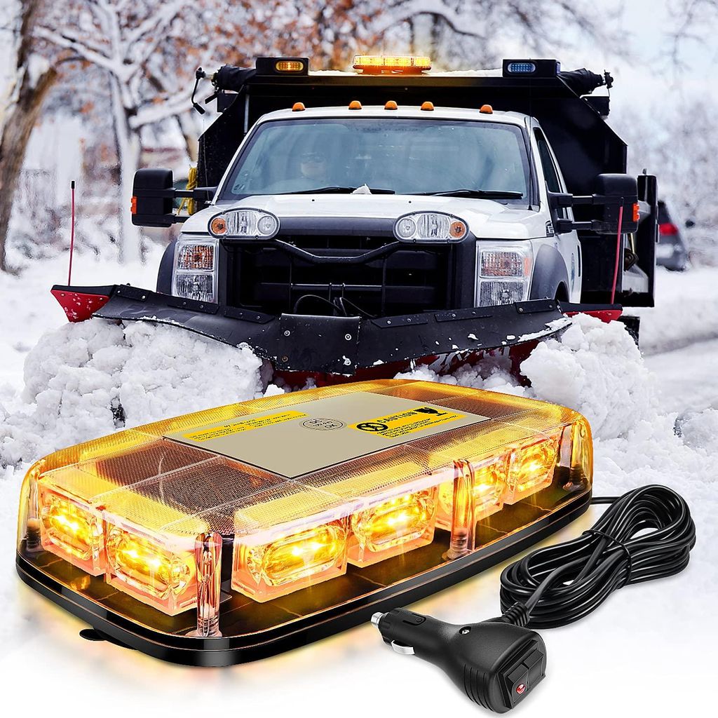 Luce di emergenza da 30 cm con 48 LED, 12 V-24 V, luce di Immagine del prodotto 