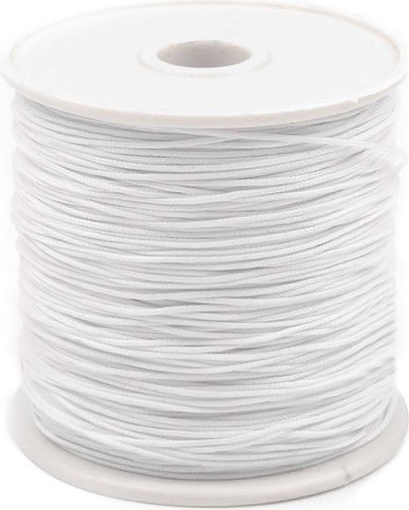 90m Polyesterschnur 0,5/1mm geflochten Schmuckkordel Produktbild 