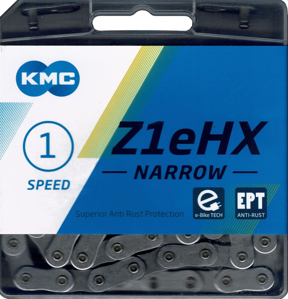 KMC Fahrradkette Z1 eHX Narrow EPT E-25, 1-Fach, 128 Produktbild 