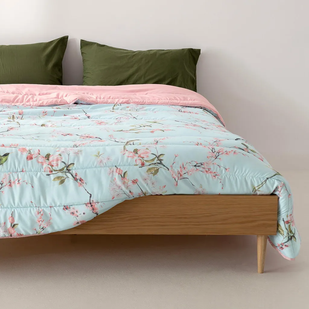 Couette Chinoiserie 180x260 cm en Microfibre pour Lit 80 90 ou 105 cm