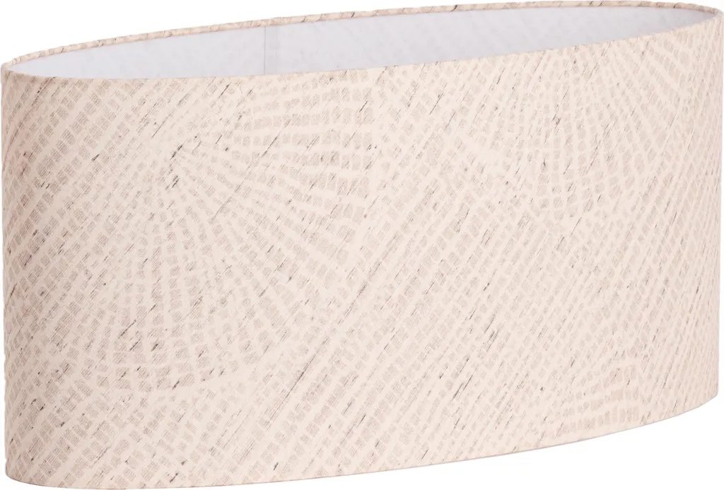 Abat-jour textile beige Stone E27 Light & Living finition soignée