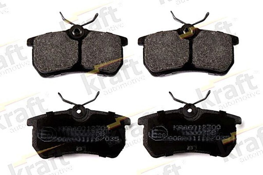 KRAFT Bremsbeläge Satz Hinten Bremsklötze für FORD Fiesta Mk5 Schrägheck (JH1, JD1, JH3, JD3) 6012300