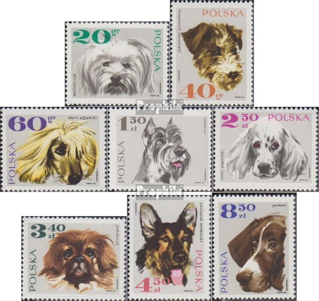 Briefmarken Polen 1969 Mi 1898-1905 (kompl.Ausg.) Produktbild 
