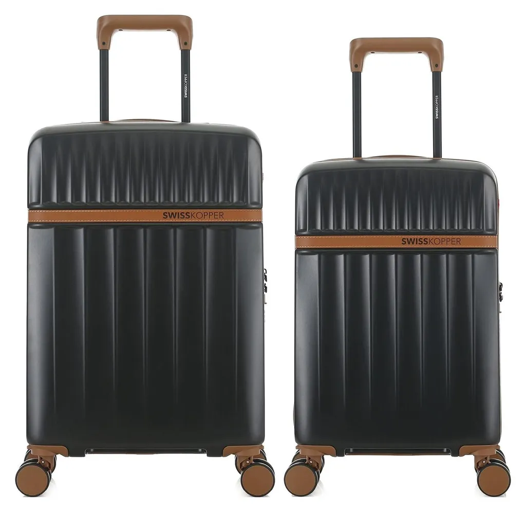 Valises rigides cabine robustes et légères - Duo ZERMATT anti-choc