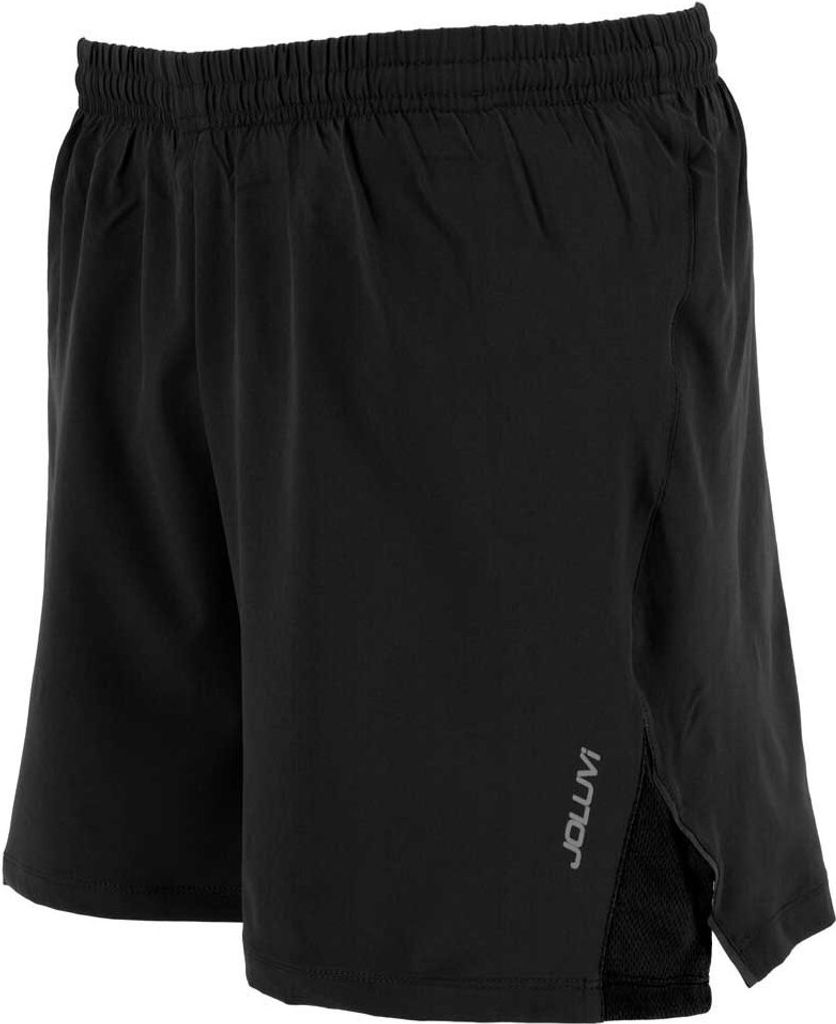 Laufbekleidung Meta Mid Run Stretch aus Mikrofaser, leicht & atmungsaktiv, Schwarz Größe L