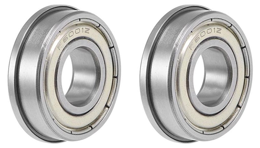 F6001 F6002 F6003 Flanschlager, Chromstahllager F6001ZZ (2 Menge)