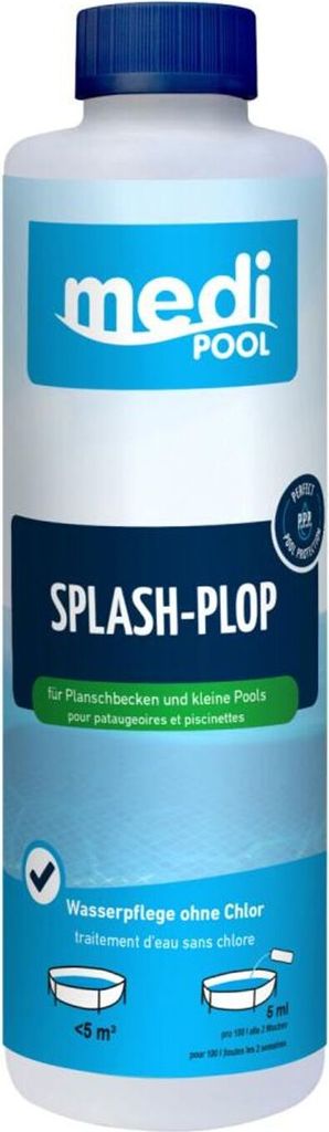 Medi Pool Splash Plop 500ml Wasserpflege Chlorfrei Produktbild 