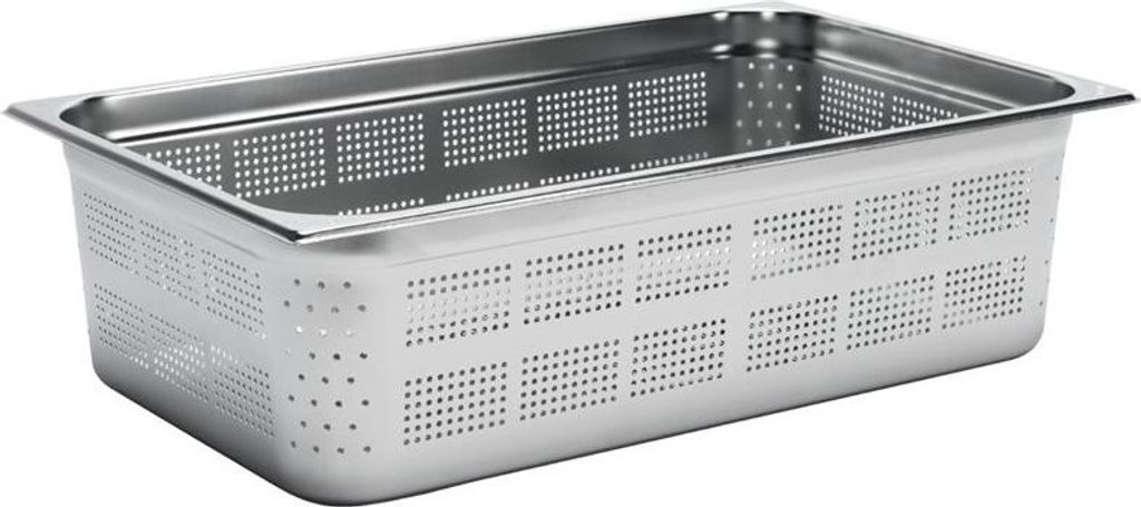 Gastro M Edelstahl Gn-Behälter 150Mm Gn1/1 Gelocht